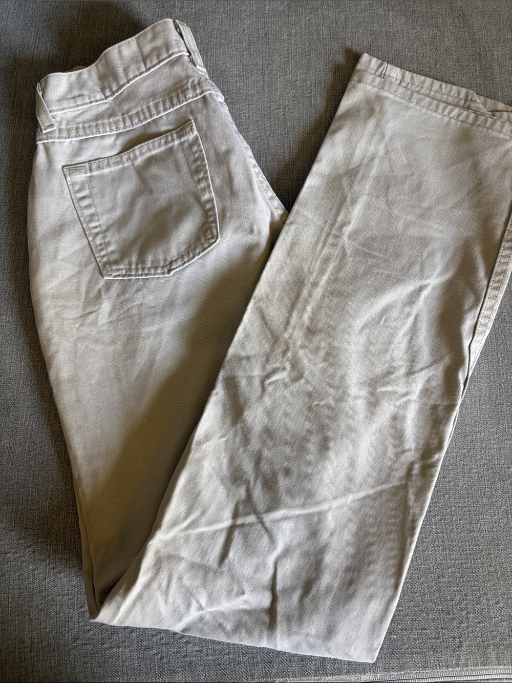 Lee Riveted Light Beige/Taupe Pants